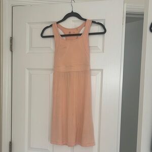 TASC sporty peach racer back dress